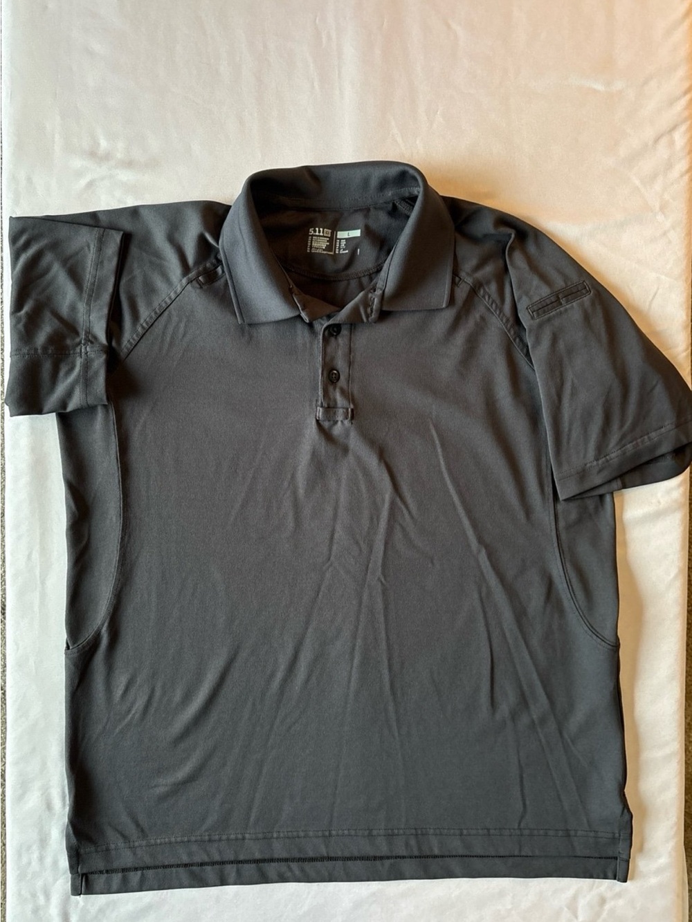 5.11 Tactical Black Short-Sleeve Performance Polo